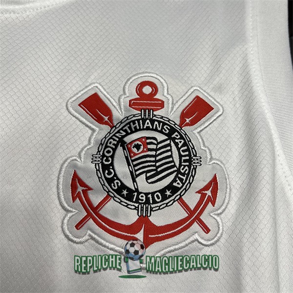 corinthians maglia prima bianco blu nero 2024-2025 - immagine 5
