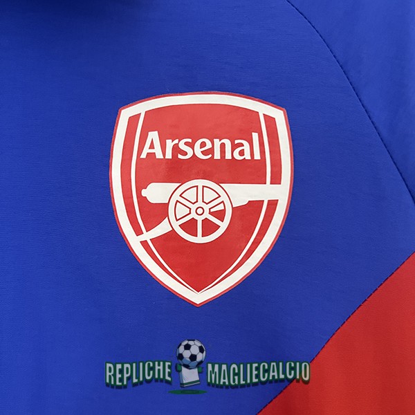giacca a vento arsenal a doppio strato blu nero arancione 2024-2025 - immagine 5