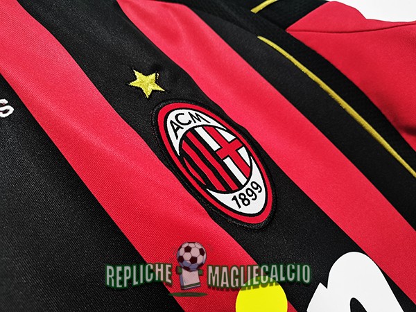 maglia ac milan vintage manica lunga prima 2006-2007 - immagine 2