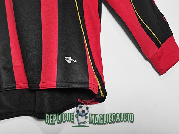 maglia ac milan vintage manica lunga prima 2006-2007 - immagine 4
