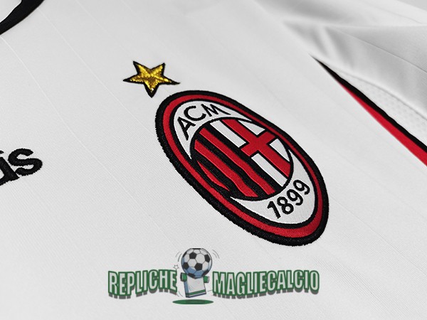 maglia ac milan vintage manica lunga seconda 2006-2007 - immagine 2