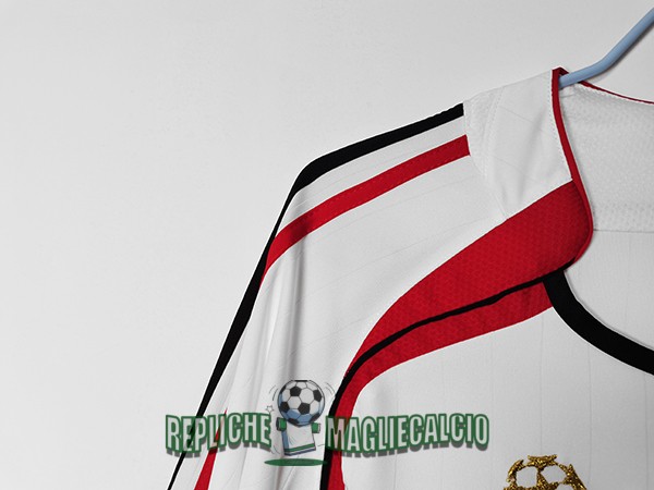 maglia ac milan vintage manica lunga seconda 2006-2007 - immagine 3