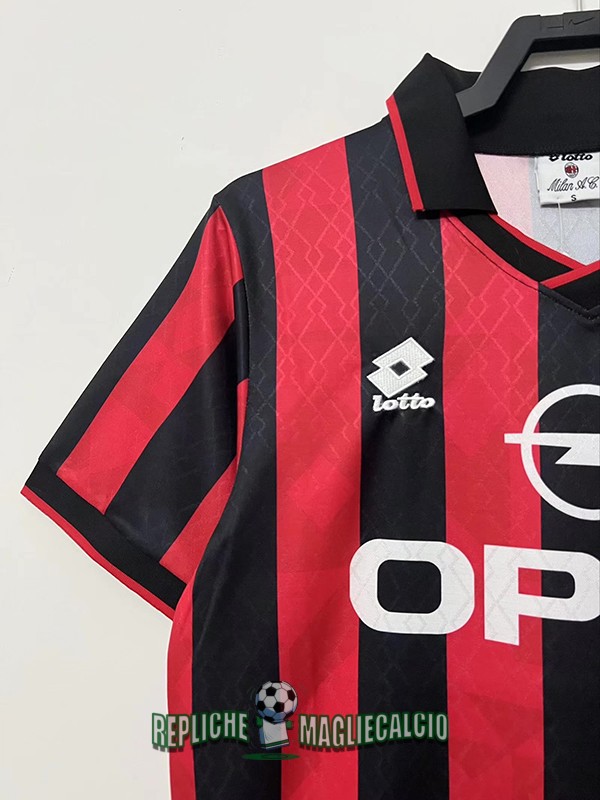 maglia ac milan vintage prima 1995-1996 - immagine 2