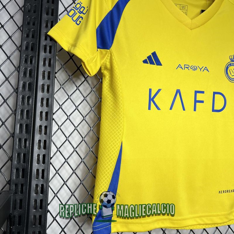 maglia al nassr bambino prima 2024-2025 - immagine 3