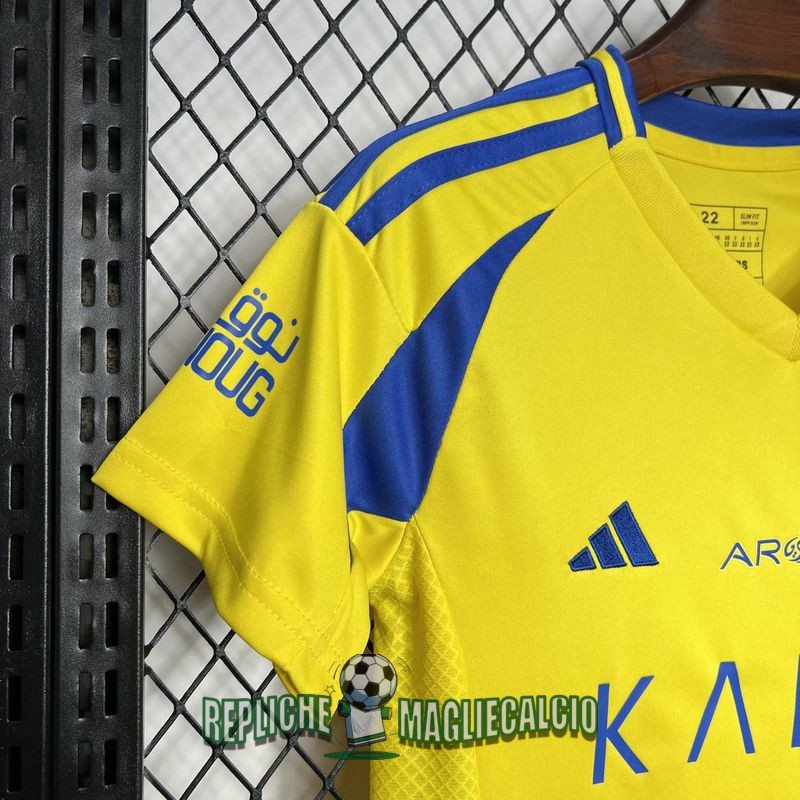 maglia al nassr bambino prima 2024-2025 - immagine 4