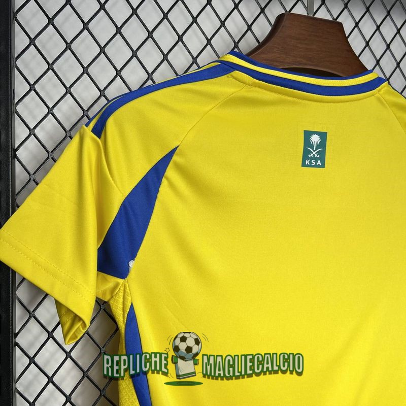 maglia al nassr bambino prima 2024-2025 - immagine 5