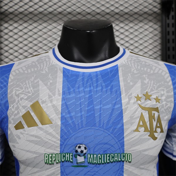 maglia argentina edizione speciale versione player blu bianco grigio 2024-2025 - immagine 2