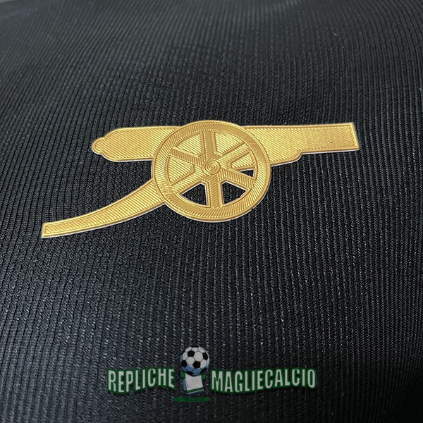 maglia arsenal edizione speciale versione player Versace nero 2024-2025 - immagine 4