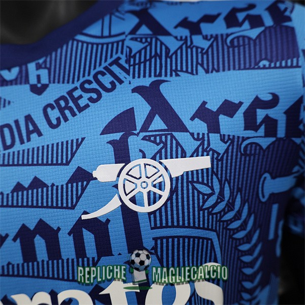 maglia arsenal edizione speciale versione player blu 2024-2025 - immagine 3
