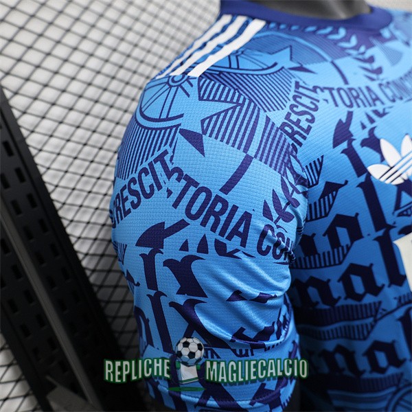 maglia arsenal edizione speciale versione player blu 2024-2025 - immagine 6