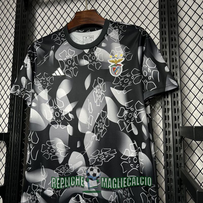 maglia benfica formazione nero bianco 2024-2025 - immagine 5