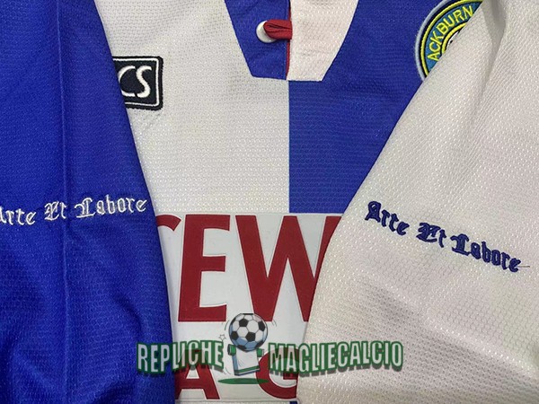 maglia blackburn rovers vintage manica lunga prima 1994-1995 - immagine 3