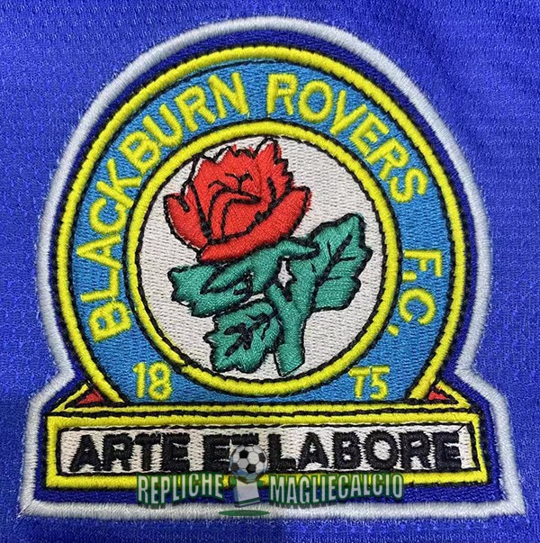 maglia blackburn rovers vintage manica lunga prima 1994-1995 - immagine 4