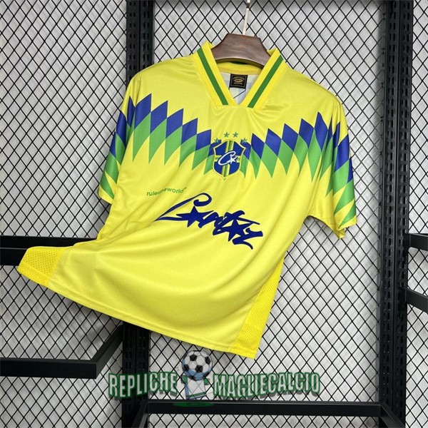 maglia brasile vintage prima Corteiz 1995 - immagine 6