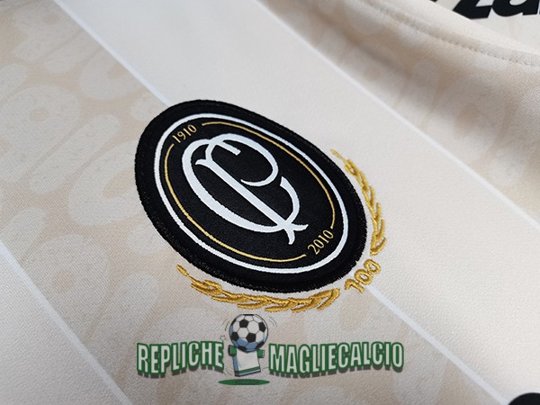 maglia corinthians vintage edizione commemorativa 100th giallo chiaro 2010 - immagine 3