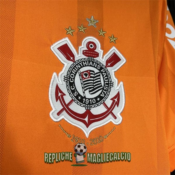 maglia corinthians vintage portiere arancione 2010 - immagine 4