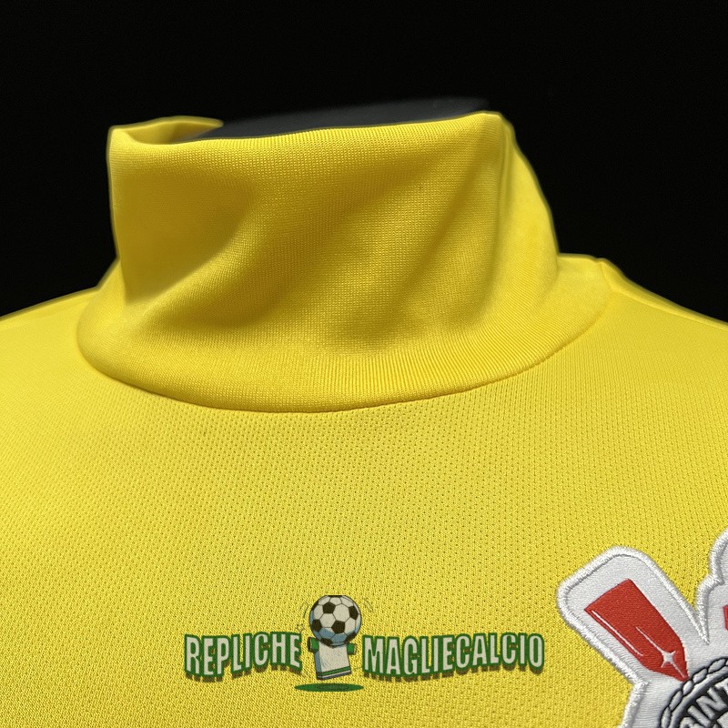 maglia corinthians vintage portiere giallo 2014-2015 (1) - immagine 3