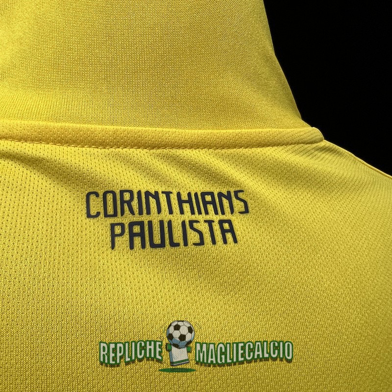 maglia corinthians vintage portiere giallo 2014-2015 (1) - immagine 7