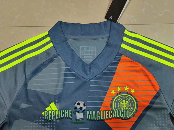 maglia germania portiere grigio arancione 2024-2025 - immagine 2