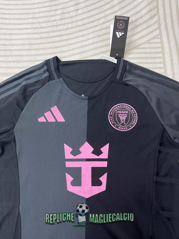 maglia inter miami manica lunga seconda 2025-2026 - immagine 2