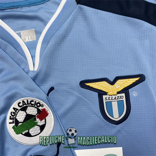 maglia lazio vintage manica lunga prima 2000-2001 - immagine 3