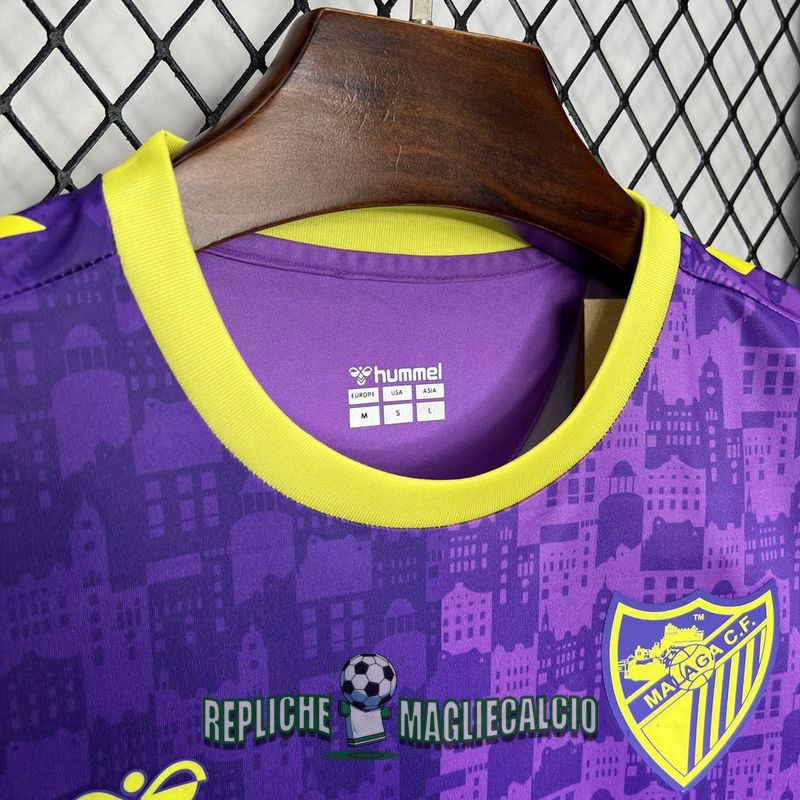 maglia malaga formazione viola 2024-2025 - immagine 2