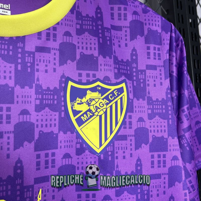 maglia malaga formazione viola 2024-2025 - immagine 4