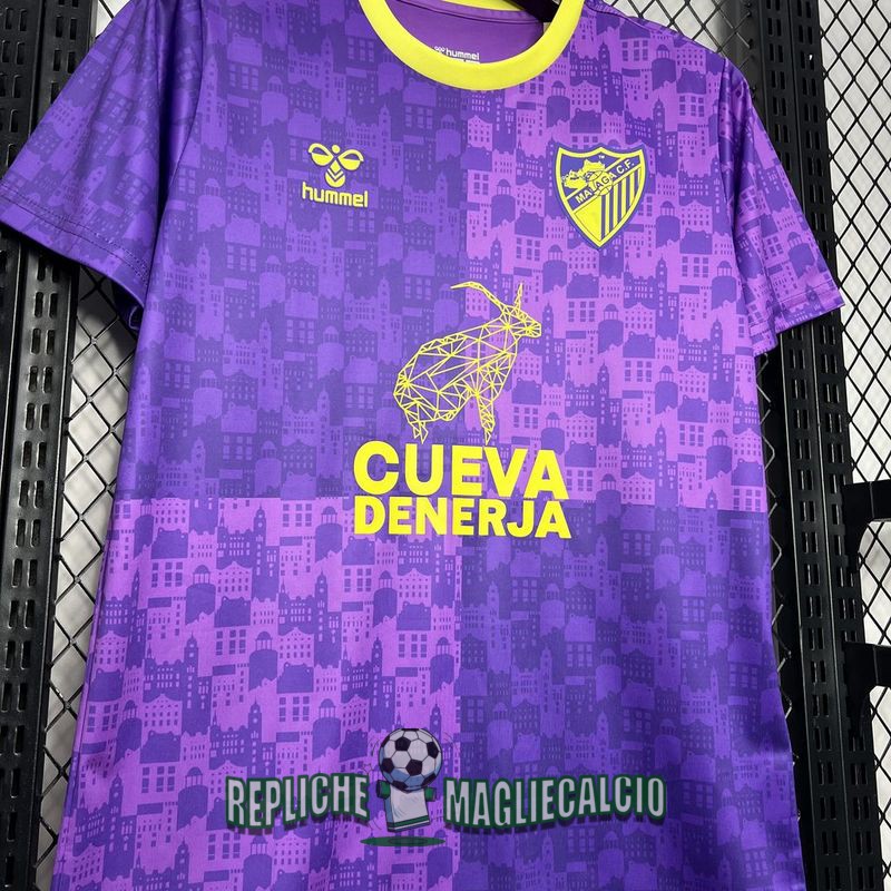 maglia malaga formazione viola 2024-2025 - immagine 5