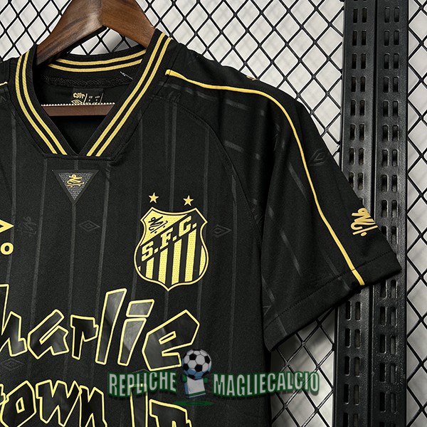 maglia santos edizione speciale nero oro 2024-2025 - immagine 2