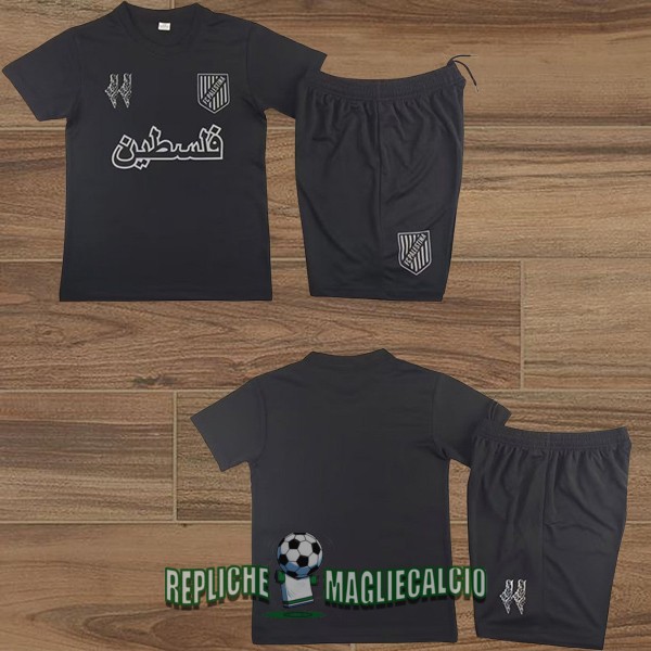 maglia stato di palestina bambino edizione speciale nero (2) 2024-2025