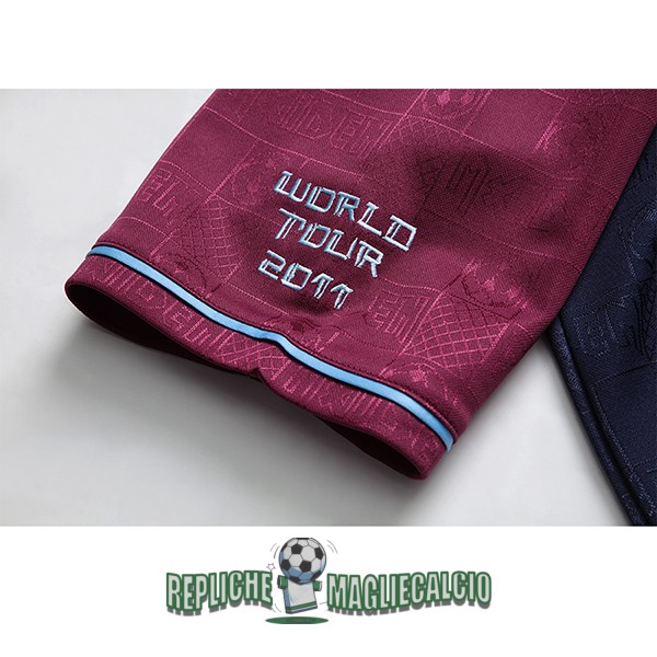 maglia west ham united vintage Iron Maiden edizione speciale rojo blu 2011 - immagine 5