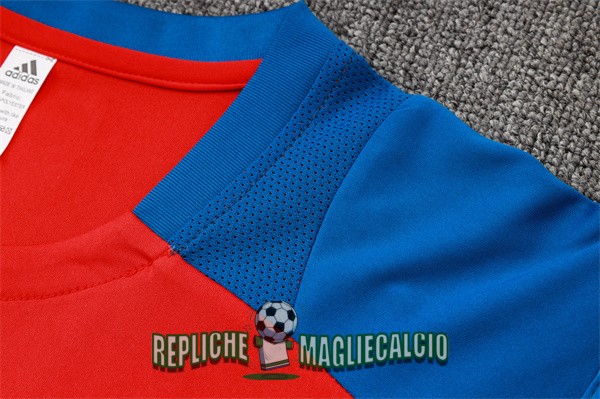 spagna maglia set completo rojo blu 2024-2025 - immagine 2