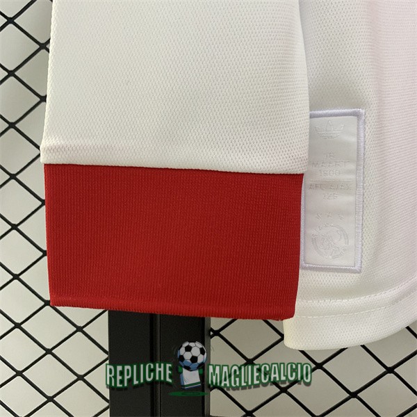 maglia ajax 125 anniversario edizione rojo bianco manica lunga 2025-2026 - immagine 5