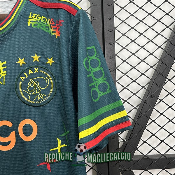 maglia ajax edizione speciale verde bob marley 2025-2026 - immagine 5