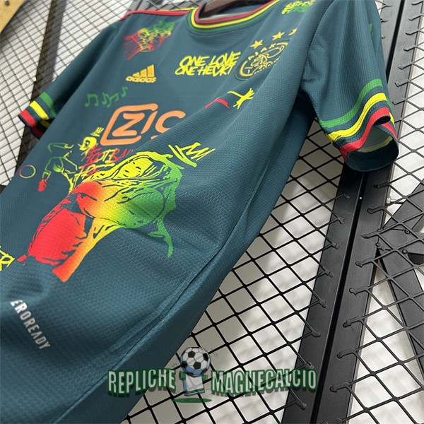 maglia ajax edizione speciale verde bob marley 2025-2026 - immagine 6
