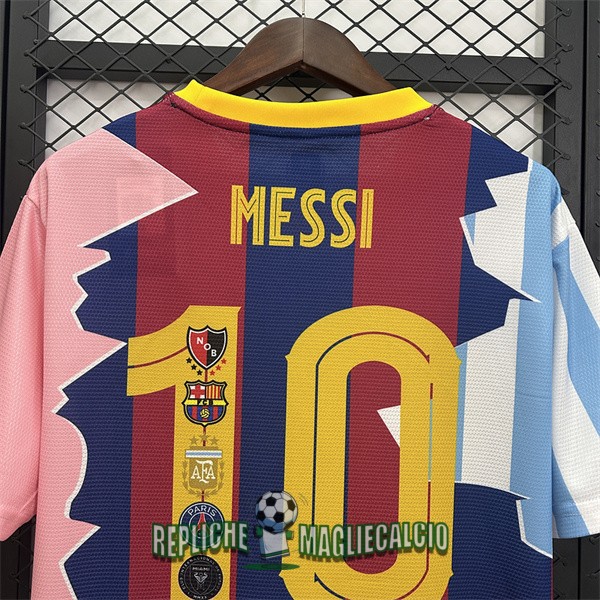 maglia barcellona edizione speciale messi 10 blu rojo 2025-2026 - immagine 5