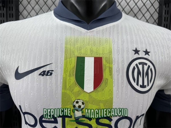 maglia inter milan edizione speciale versione player bianco verde rossi 2025-2026 - immagine 2
