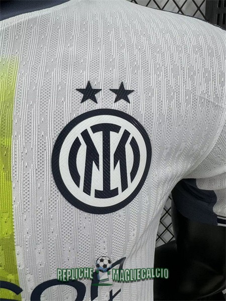 maglia inter milan edizione speciale versione player bianco verde rossi 2025-2026 - immagine 4
