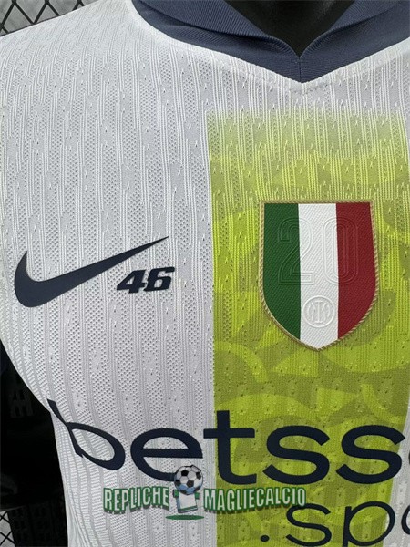 maglia inter milan edizione speciale versione player bianco verde rossi 2025-2026 - immagine 5