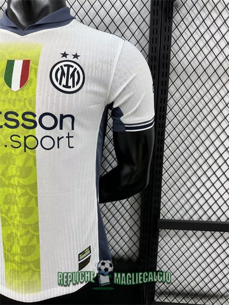 maglia inter milan edizione speciale versione player bianco verde rossi 2025-2026 - immagine 6