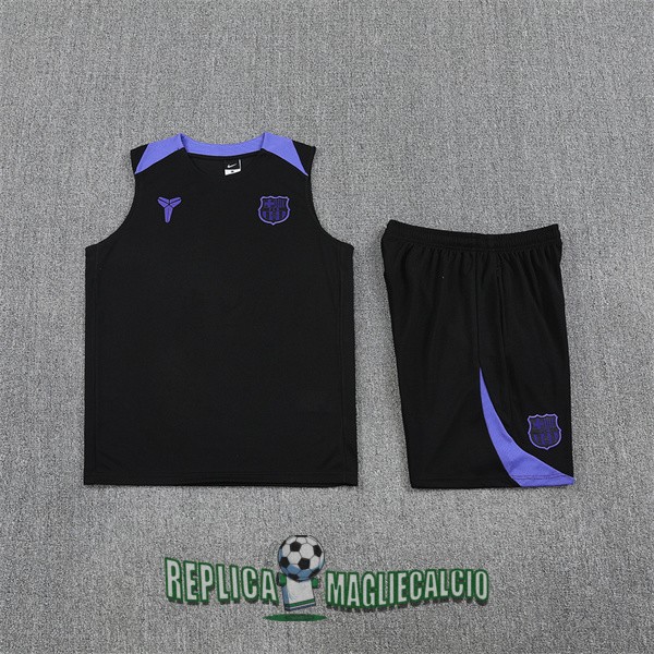 barcellona maglia set completo nero viola 2025-2026 - immagine 2