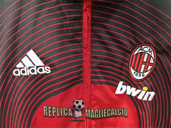 giacca a vento ac milan rojo nero 2025-2026 - immagine 2