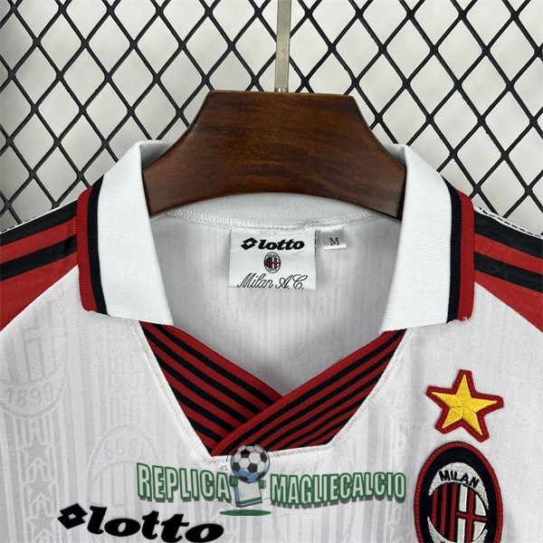 maglia ac milan vintage edizione speciale rojo bianco 1997-1998 - immagine 2