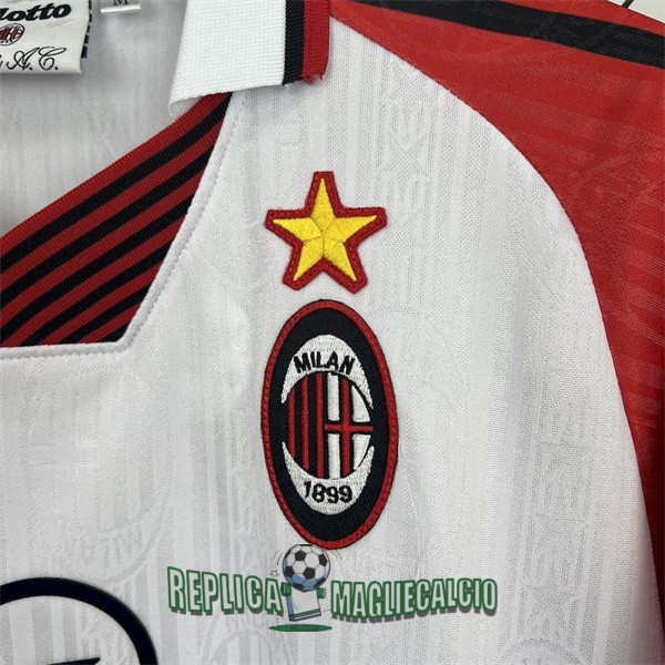 maglia ac milan vintage edizione speciale rojo bianco 1997-1998 - immagine 4