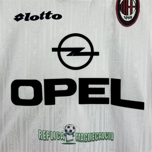 maglia ac milan vintage edizione speciale rojo bianco 1997-1998 - immagine 5