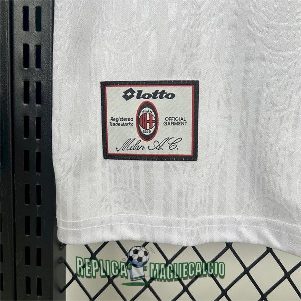 maglia ac milan vintage edizione speciale rojo bianco 1997-1998 - immagine 6