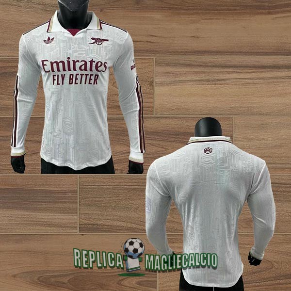 maglia arsenal manica lunga terza versione player 2025-2026