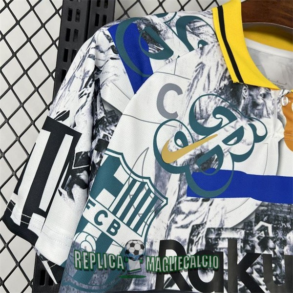 maglia barcellona edizione speciale bianco blu grigio graffiti 2025-2026 - immagine 3