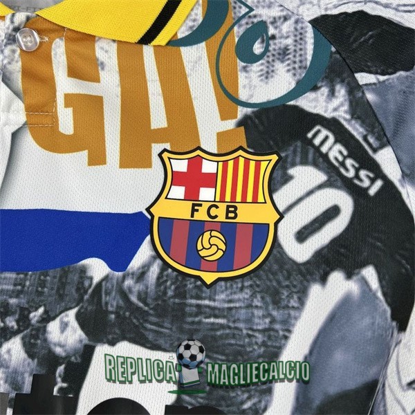 maglia barcellona edizione speciale bianco blu grigio graffiti 2025-2026 - immagine 4