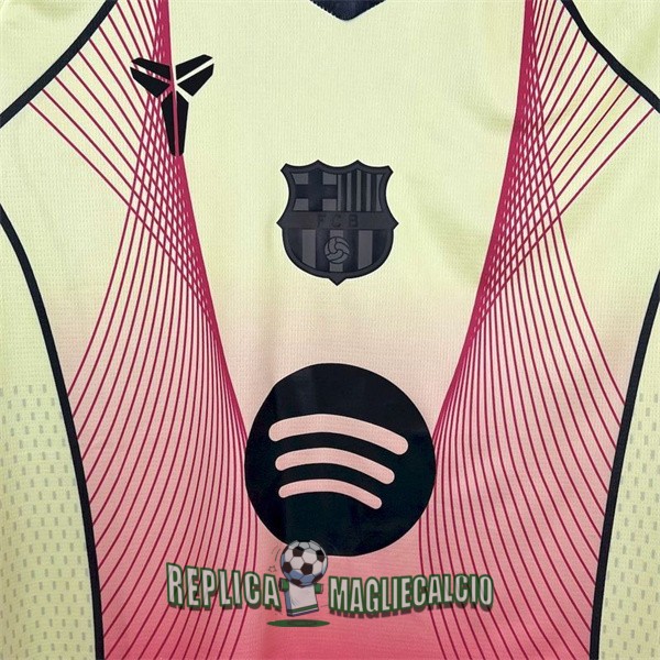 maglia barcellona edizione speciale giallo chiaro rojo 2025-2026 - immagine 3